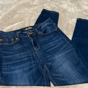 Indigo Rein Dark Blue Denim skinny stretchy Jeans